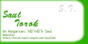 saul torok business card